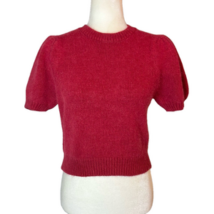 As U Song cranberry sweater